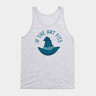 Teal If The Hat Fits Cheeky Witch® Tank Top